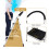 Folding Step Ladder 3 Step, Sturdy Heavy Duty Step Ladder with Handrails, White Wide Ladder Step Stool 5