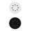QWORK 2PCS Soft Sponge Interface Pad for Eccentric Sanders, 125mm 8 Holes Hook & Loop Soft Pad Sanding Pad, Impact Resistant Low Noise 3