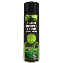 Professional Spray Paint, Black Bumper & Trim, 500 ml
