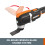WORX WX696.9 Sonicrafter Cordless Oscillating Multi-Tool, Power Share, Variable Speed with Accessories, 18V (20V Max) 3