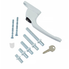 B0CJ2MRNBT Maxim Inline Multi Spindle Handle is Non Suit Both Right Left Handed Window Applications, White