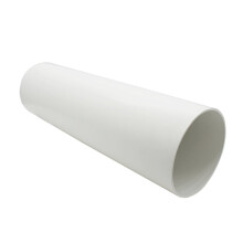 Plastic Ducting Pipe 100mm - 350mm Short Length - Rigid Straight Duct Channel