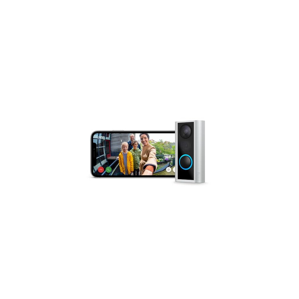Peephole Camera (Door View Cam) | 54–75 mm door thickness | Wireless Doorbell Security Camera with 1080p HD video, Knock Detection, Wifi | 30-day