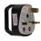 Mr. Gadget's Solutions UK Mains Easy Pull Grip Handle Plug Switch 13A Fused Re-wireable – Mobility/Arthritis/Disability/Weak Grip/Elderly - Black 3