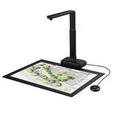 S21 Large Format Book Scanner, Capture Size A2, 26MP High Resolution, Auto-Flatten & Fingerprint Removal Technologies, Adjustable Height,