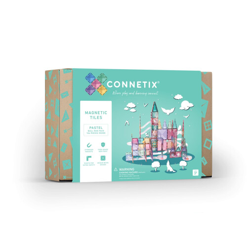 Connetix Pastel Ball Run Pack 106 stycken