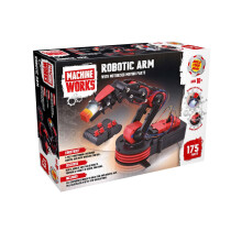 MWRA01 Build Your Own Robotic Kit-Features Motorised Moving Parts, Grabber Arm, Wireless Control and Illumination, 175 Pieces, 10+ Years,Black,Medium