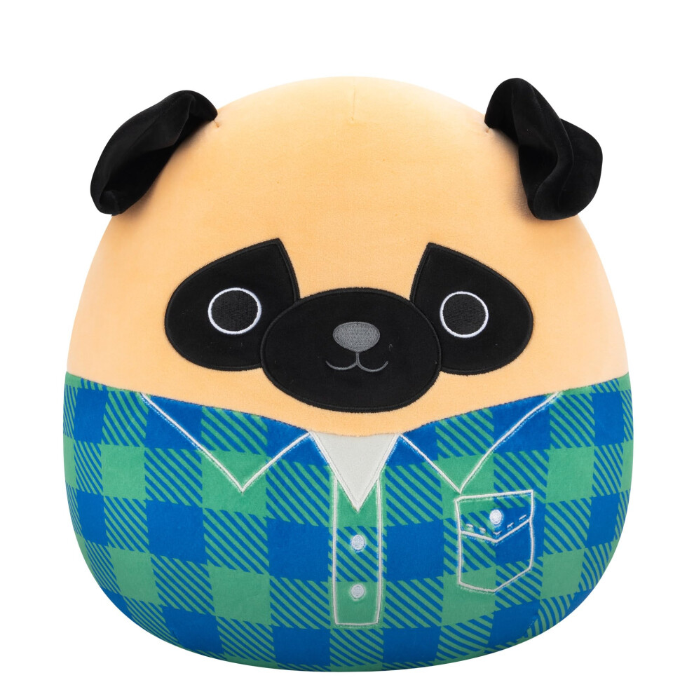 Squishmallows Original 12 Inch - Prince The Pug Brown