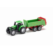Miniaturfahrzeug - SIKU Traktor und Streuwagen - Mischweise - Ab 3 Jahren