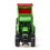 1673, Tractor with Universal Manure Spreader, Metal,Plastic, Green, Opening tailgate 2