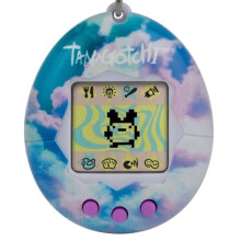 Bandai Tamagotchi Original Sky Shell | Tamagotchi Original Cyber Pet 90s Adults and Kids Toy with Chain | Retro Virtual Pets are Great Boys and Girls