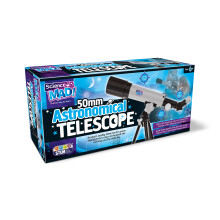 50mm Astronomical Telescope For Kids - Learn Astronomy and the Universe With Fun - Features Portable, 50mm Lens, Tripod and Mount, 18x and 90x