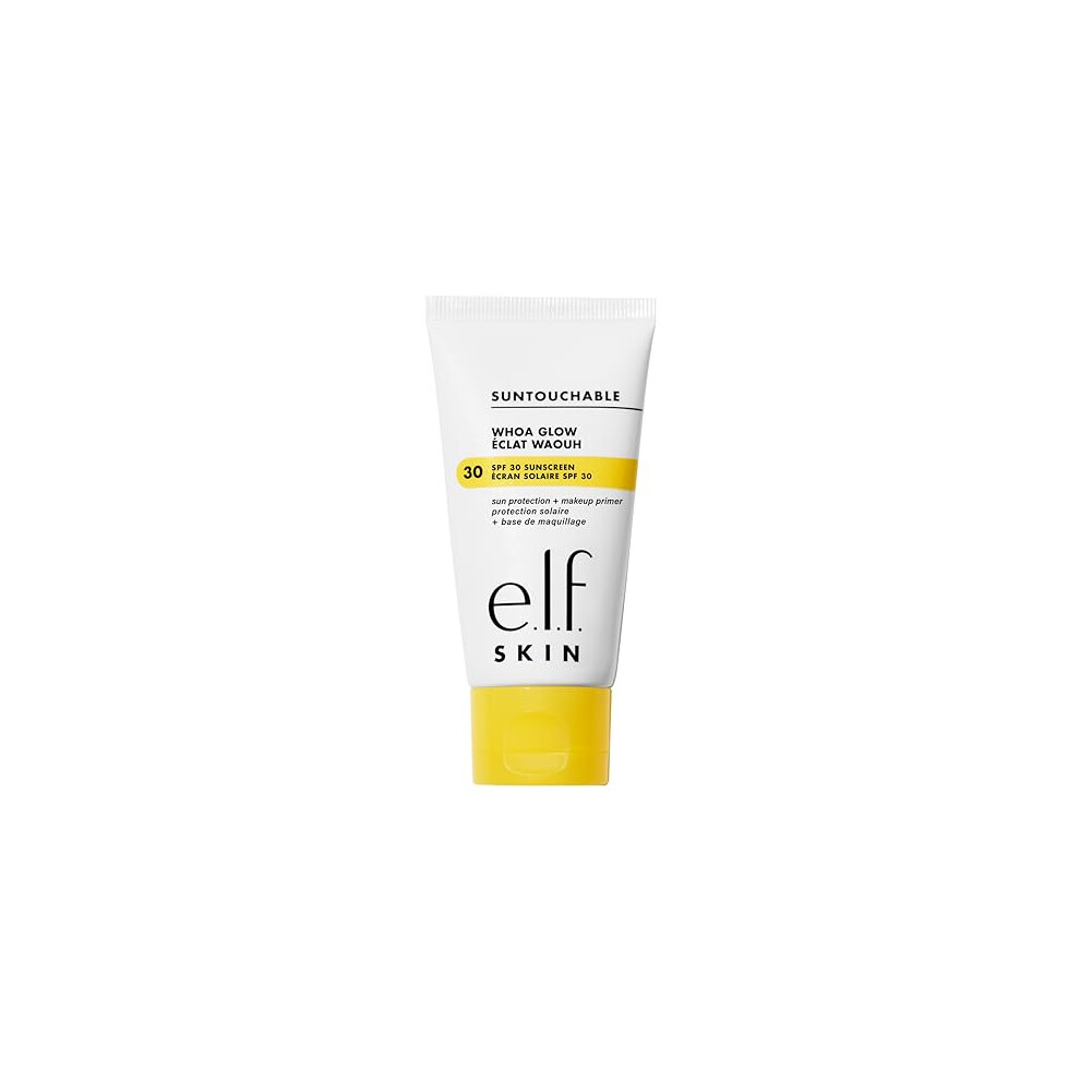 e.l.f. SKIN Suntouchable Whoa Glow SPF 30 Sunscreen & Makeup Primer For A Glowy - Image 4
