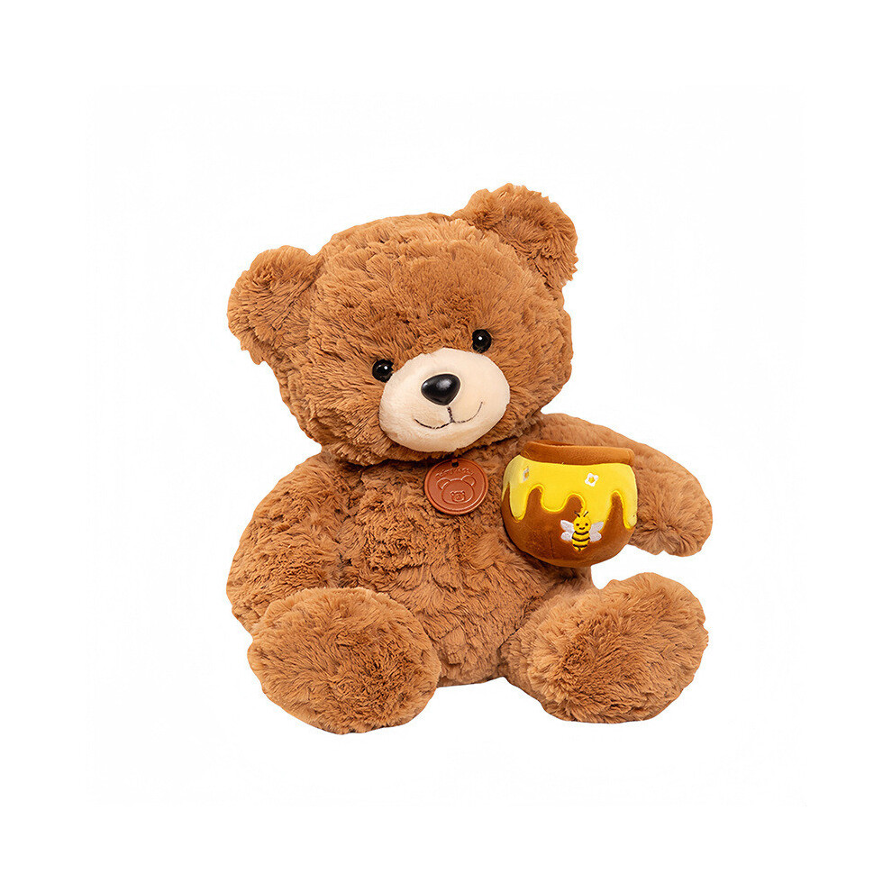 (22cm)Pot à miel ours en peluche peluche poupées chambre décoration enfants cadeau de Noël