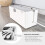 78020 CableGuard Cable Box - Child Safe Cable Management for Multiple Sockets, White (31 cm) 3