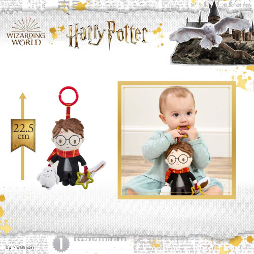 Pehmoeläin - RAINBOW DESIGNS - Harry Potter Liikkuva Aktiviteetti - sininen - Harry Potter - Lisenssi - Vauvalle 1