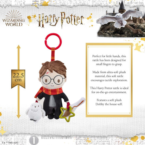 Pehmoeläin - RAINBOW DESIGNS - Harry Potter Liikkuva Aktiviteetti - sininen - Harry Potter - Lisenssi - Vauvalle 2