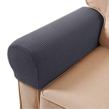 Armrest Chair Covers, Stretch Armchair Couch Arm Rest Cover Anti-Slip Spandex Polyester Sofa Chair Arm Caps Slipcovers for Furniture Protector, Set of