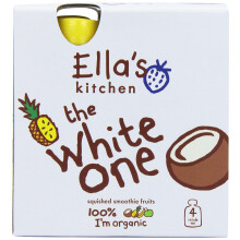 Ellas Kitchen Organic The White One Fruit Smoothie 4x90 g (Pack of 3, Total 12 Pouches)