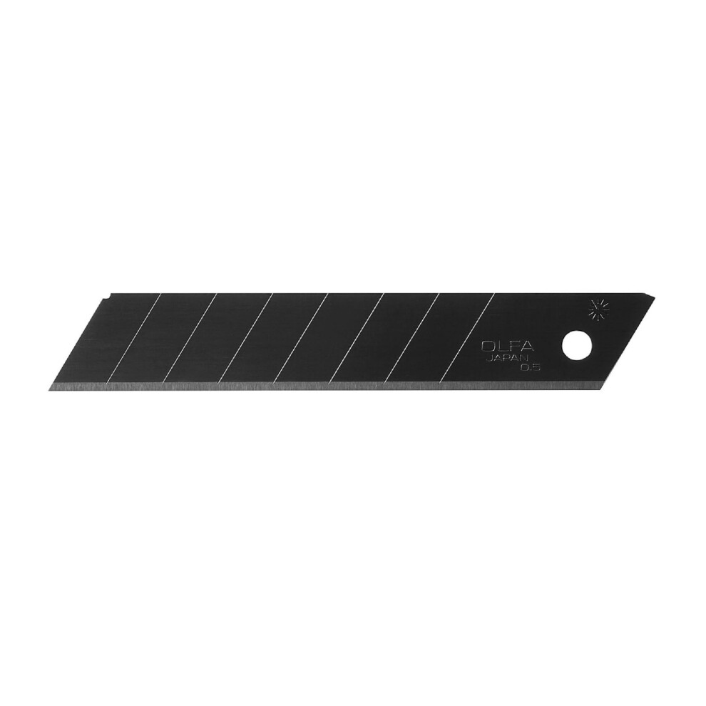 Olfa Lbb-50 - Pack De 50 Cuchillas Troceables 18 Mm Negras Black