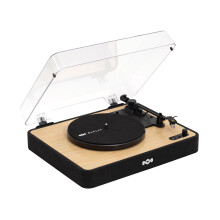 House of Marley Revolution Wireless Turntable - Bluetooth Record Player, 3-Speed Sustainably Made Vinyl Player, Easy Set Up Home Turntables for Vinyl