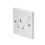 Single Switched Socket Wall 1 Gang Plug Electric 13 Amp White BS1363 Conforms 2