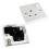 Single Switched Socket Wall 1 Gang Plug Electric 13 Amp White BS1363 Conforms 3