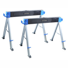 KF3005 Folding Sawhorse 1000 kg capacity Heavy Duty Saw Horse Jobsite Table Stand with Folding Legs Twin Pack