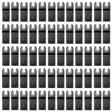 60Pcs Oscillating Tool Blades Professional Universal Oscillating Saw Blades Quick Release Multi Tool Blades Compatible with Fein Multimaster,