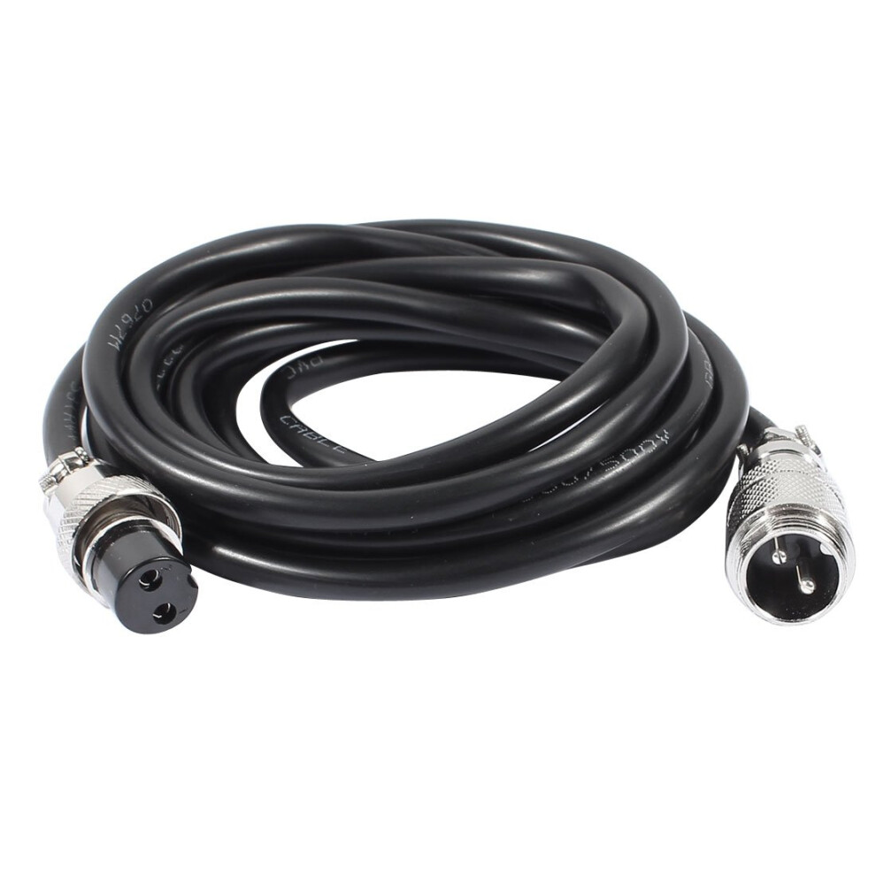 Sourcingmap Gx16 2 Pin Male/Female Head Aviation Socket Connector Electrical Cable 2M 604267195723