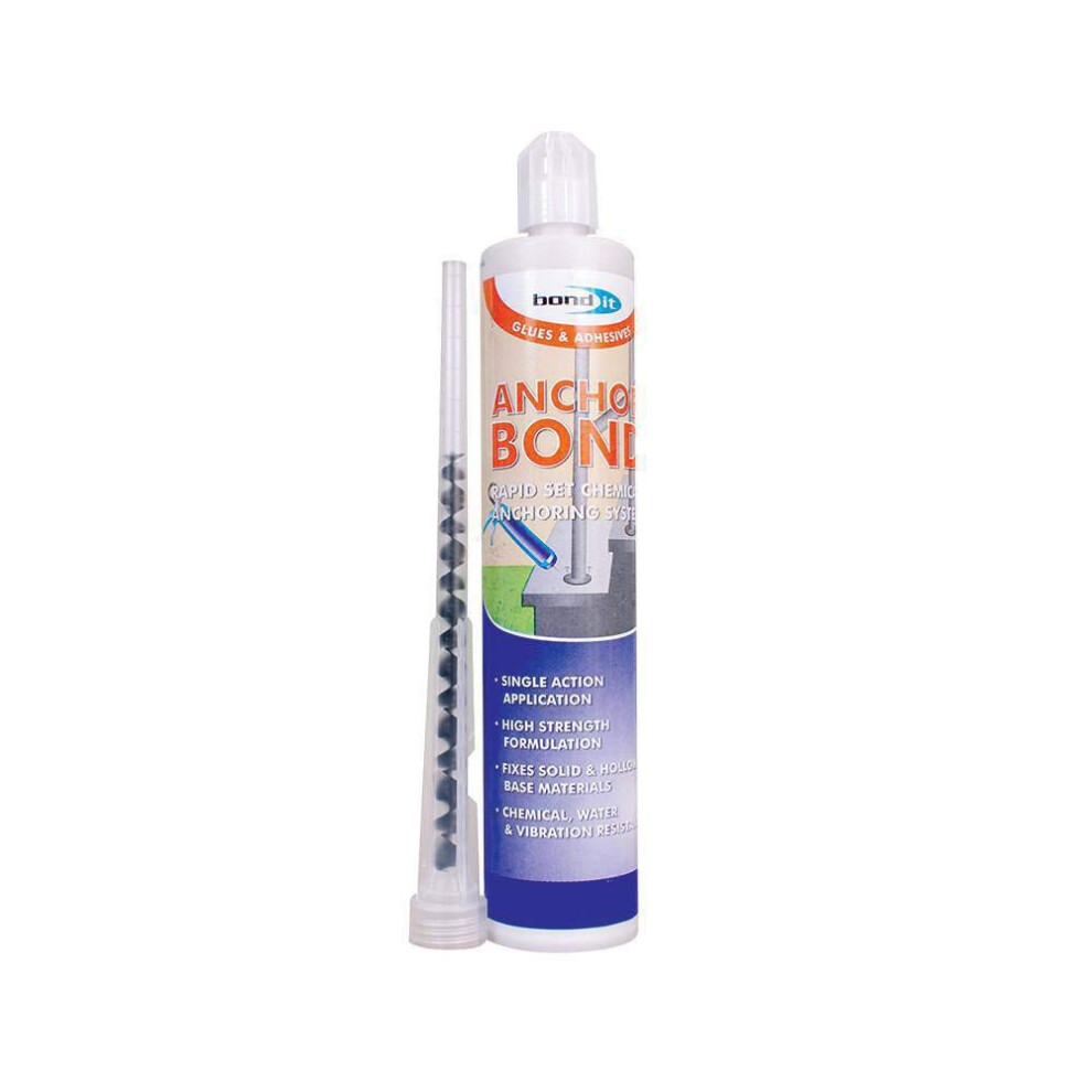 Anchor Fixing Agent, Grey, Water Resistant, Liquid, Caulks, Pipe 5060021368669