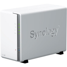 DS223J 8TB 2 Bay NAS Solution installed with 2 x 4TB Western Digital Red Plus Drives