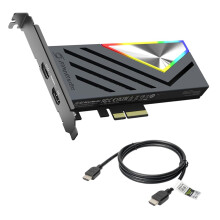 HDMI 2.1 Capture Card for Streaming and Recording - 4K60, Ultra-Low Latency - PS5, Xbox Series X/S, PS4, Switch - GC575 Live Gamer 4K 2.1