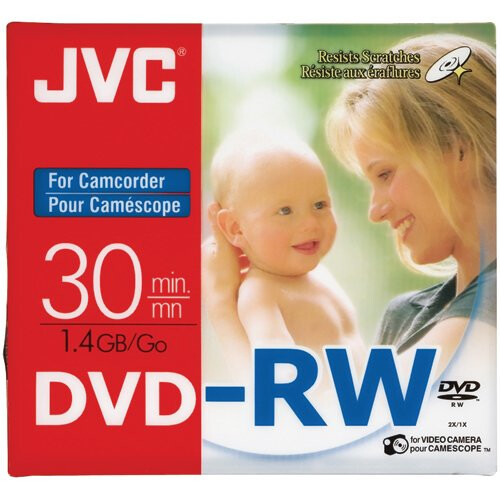 JVC 8CM Rewritable Mini DVD-RW for Camcorders