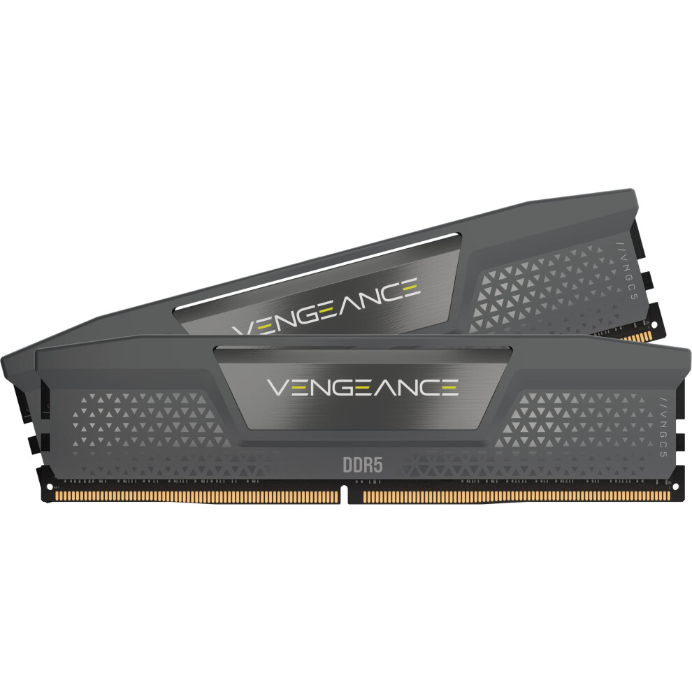 New Corsair Vengeance Ddr5 32Gb (2X16gb) Ddr5 6000Mhz Cl30 Amd Expo Intel Xmp Icue Compatible Computer Memory – (Cmk32gx5m2b6000z30) Grey