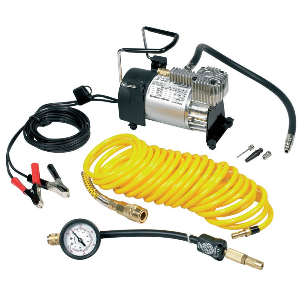 Automotive Heavy Duty Tyre Inflator - High Power Air Compressor as Used by Breakdown Professionals, RAC900, Without LED light