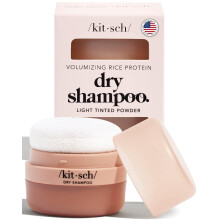 Volumisierendes Reisprotein Trockenshampoo, Hell getöntes Pulver