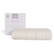Organic Wool Cot Bed Duvet for Toddlers - Hypoallergenic and Naturally Temperature Regulating - 120 x 140cm