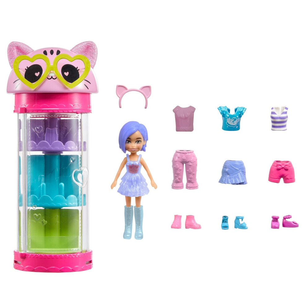 Carousel Style Revolving Closet Kitty Set