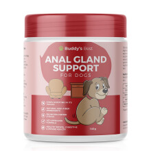 Anal Gland Support for Dogs – High-Fibre Digestive Supplement with Pumpkin, Flaxseed & Psyllium Husk – Supports Healthy Bowel Movements, Gut