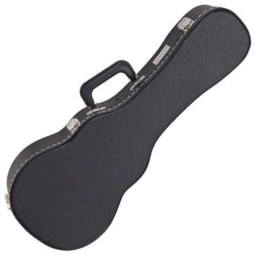 KUC12 Regular Hardshell Concert Ukulele Guitar Case - Black