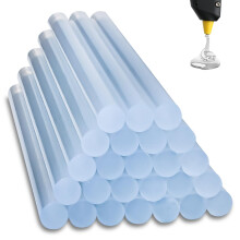 30 Pack Clear Hot Glue Sticks 11 x 190 mm, Extra Long Strong Adhesive Glue Gun Sticks, Fast Drying, Ideal for DIY Crafts, Arts, Wood, Fabric, Repairs,