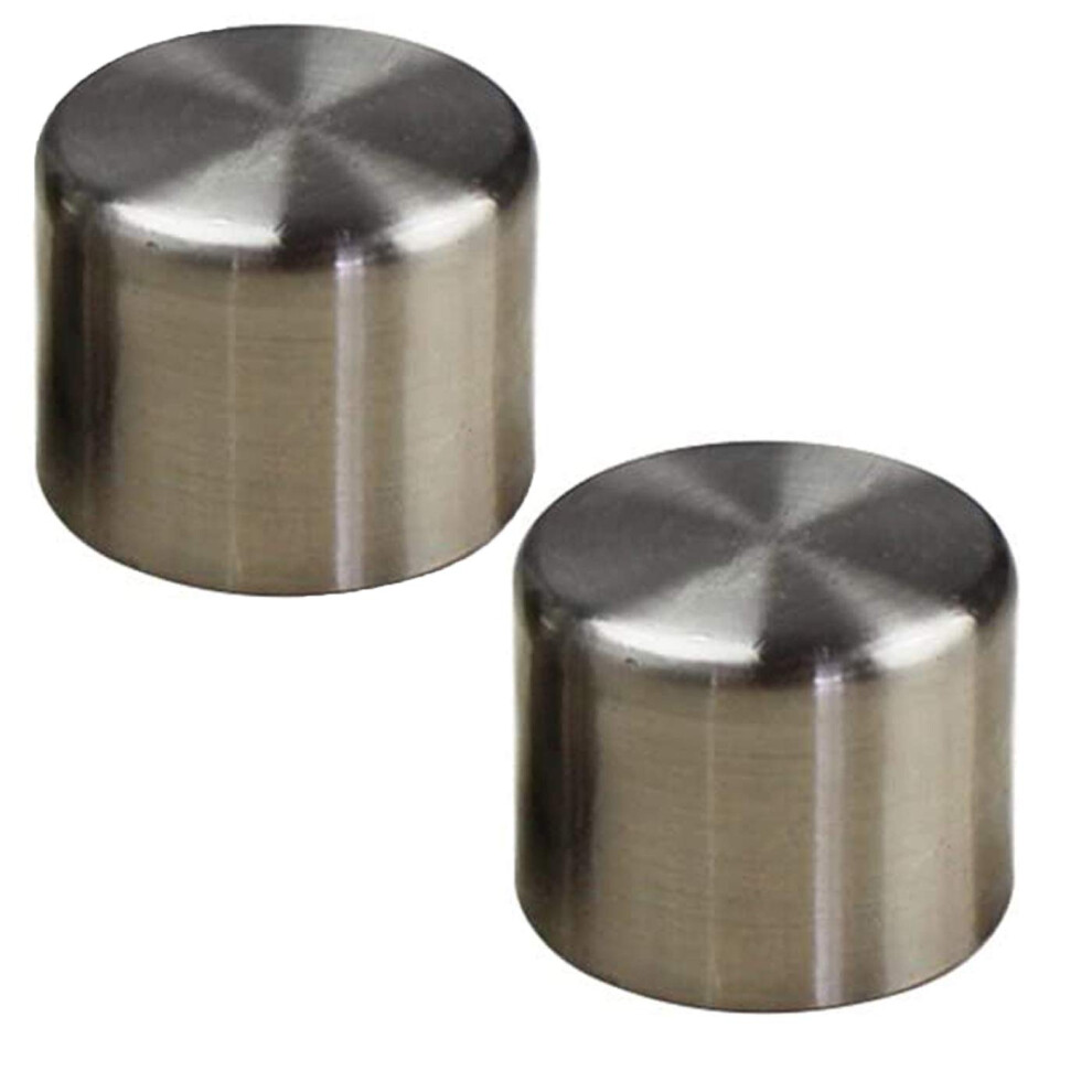 2 Pcs Curtain Rod Covers Ends Metal Curtain Finials Ends Cap Curtain Pole Finials for Curtain Decoration-image-OPC-PGYBDX2-NEW