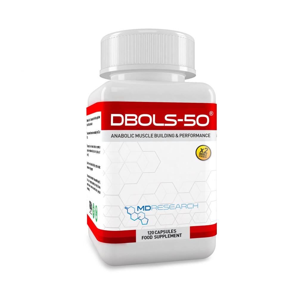 Muscle Research Dbols-50 - Powerful Legal Bodybuilding Supplement - Advanced Performance And Recovery Agent - 120 Vegetarian Capsules - 30 Days Supply - Uk