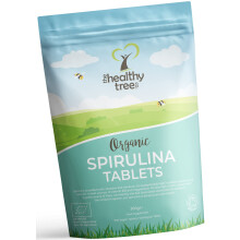 Organic Spirulina Tablets by TheHealthyTree Company - Vegan, High in Vitamin B12, Protein, Magnesium, Iron and Calcium - UK Certified Pure Spirulina,