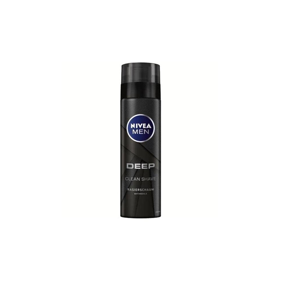Nivea Man Care Shaving Care Deep Clean Shave Shaving Foam 200 Ml