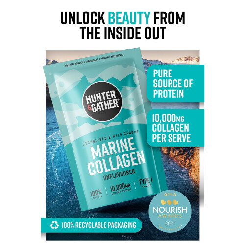 Hunter & Gather Marine Collagen – Unflavoured Powder (300g) 1