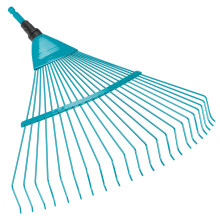 GARDENA Rasenrechen 50cm Combisystem - Robuster Draht - 22 Zähne – Rasenrechen für kleine Flächen – 25 Jahre Garantie