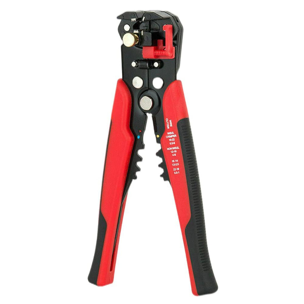 1110 3 In 1 Self-Adjusting Wire Stripper Cutter, Wire Crimping Tool Wire Pliers For Wire Stripping, Cutting, Crimping 10-24 Awg (0.2-6.0Mm Square) 743129595926