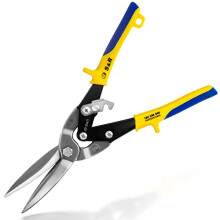 Tin Snips Aviation 300mm, Extra Long, Straight Cut, Made of Cr-Mo Steel, for Metal Sheets Cutting